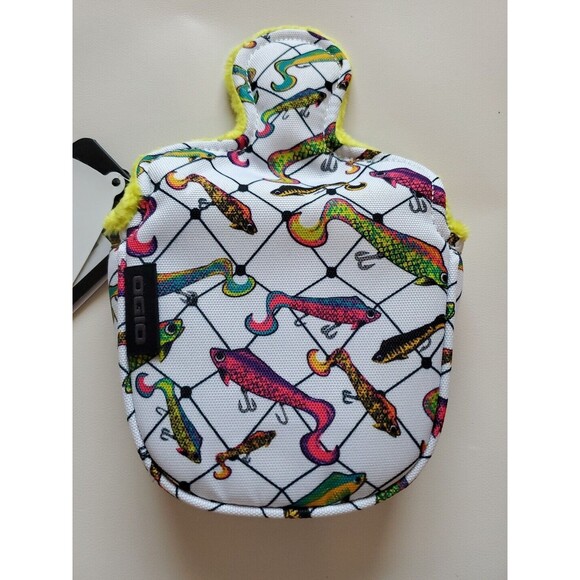 Mallet Putter Headcover "Fishing Lure'' Design. Magnetic Closing Lid New W Tags - Picture 7 of 8